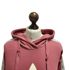 Adidas Sweatshirt Hoodie Drawstring Pink Uk Women's Size 10 G414