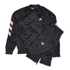 Adidas Tracksuit Black & ink Joggers & Track Jacket Girls Age 13-14 Years G403