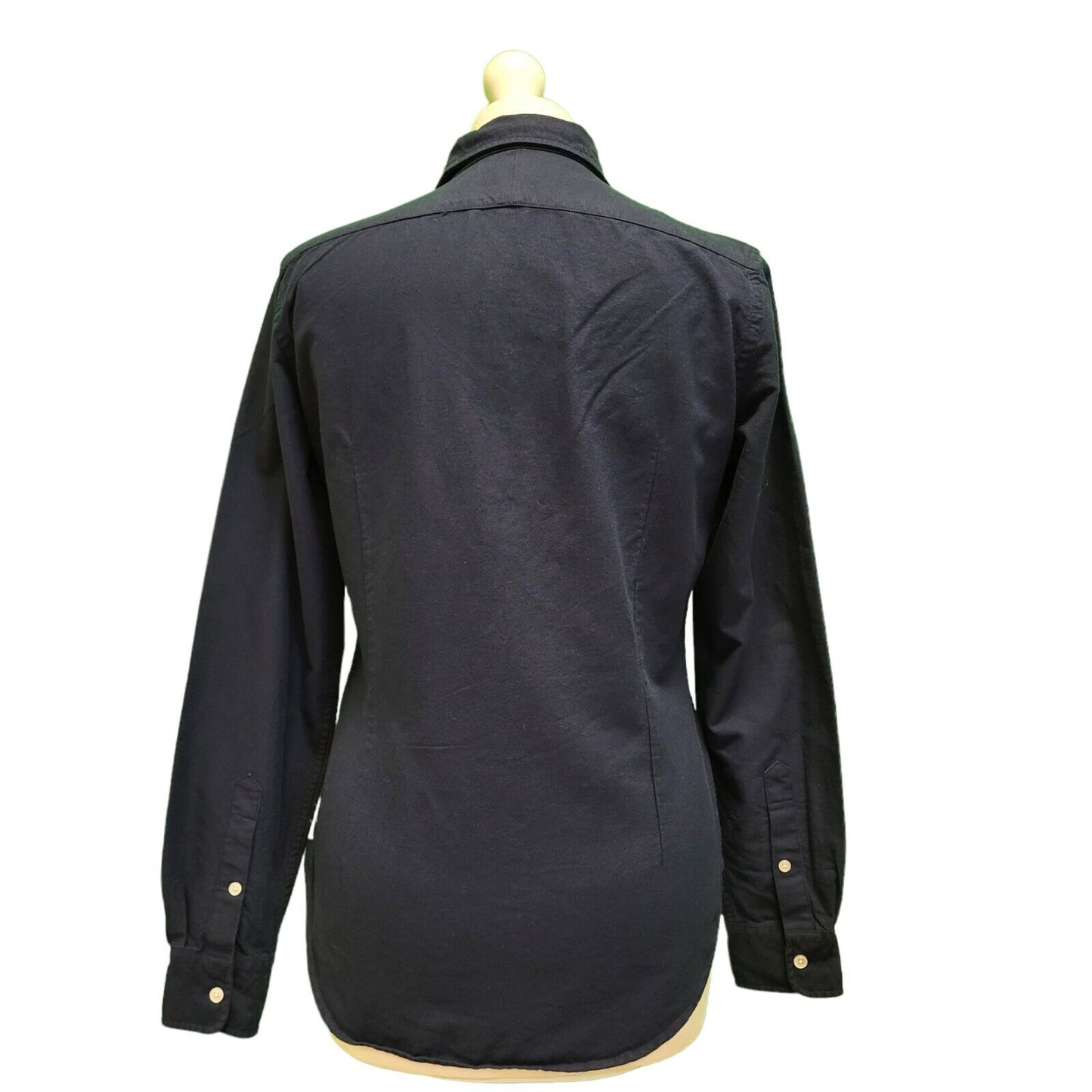 Ralph Lauren Golf Dark Blue Long Sleeve Shirt UK Women's 2XS 4 H704