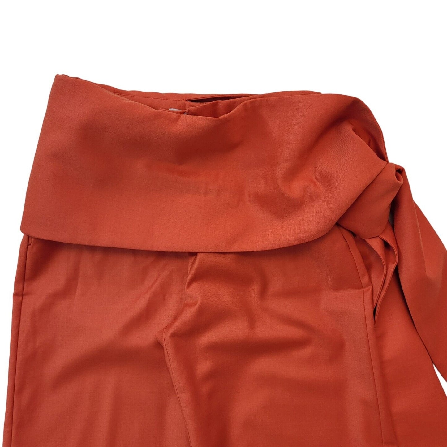 Materiel Orange Straight Leg Dress Trousers Uk Women's 8 W26 L35 Bnwt G247