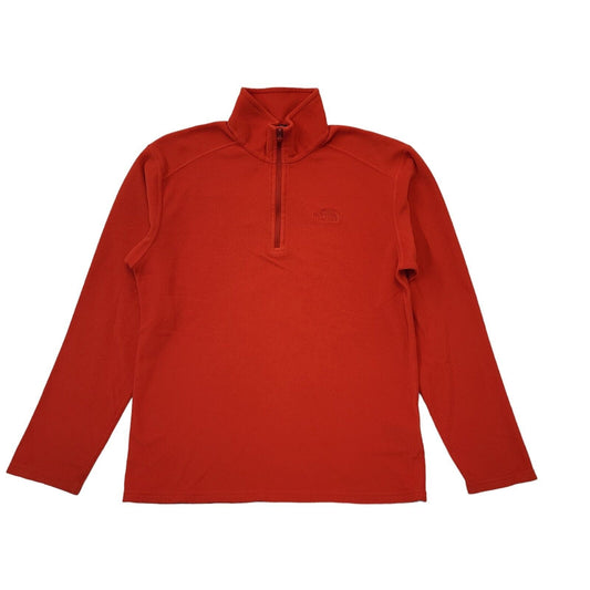 The North Face Red 1/4 Zip Fleece Base Layer Men's uk S eu 48 G925