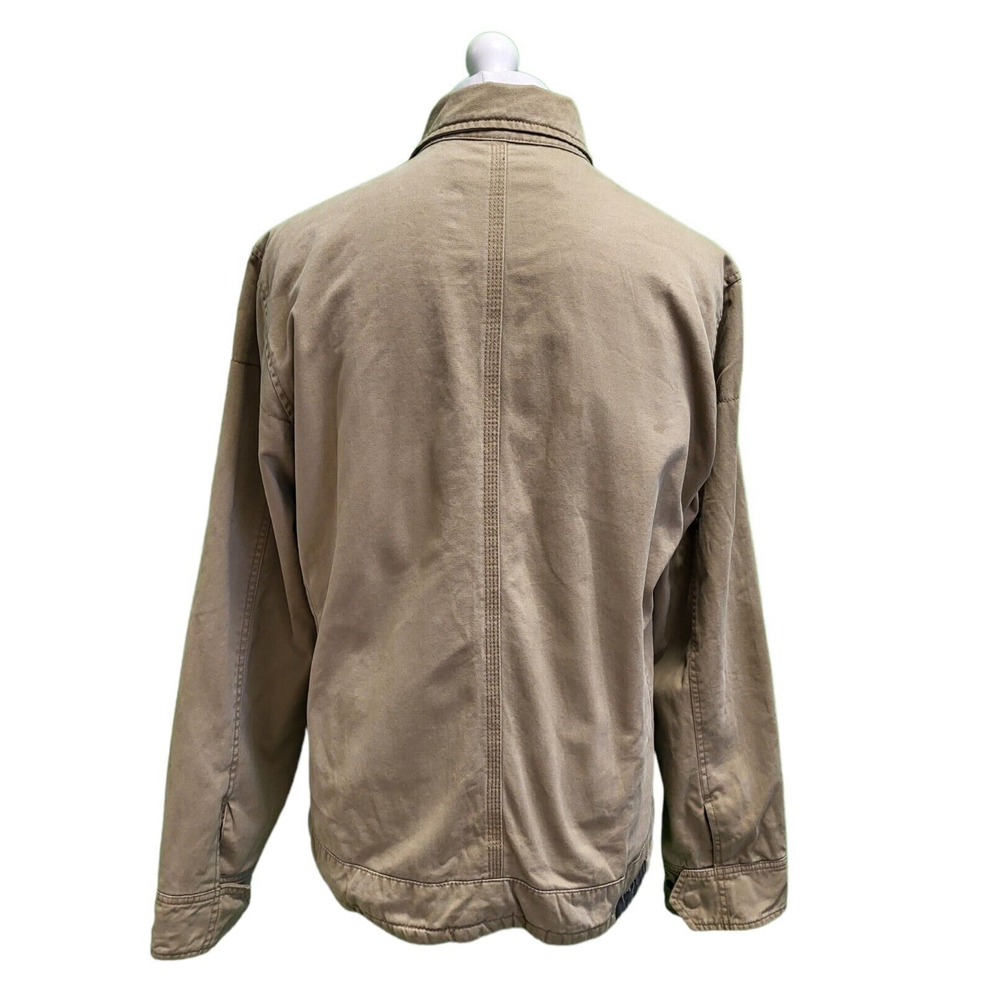 Timberland Beige Zipped Denim Jacket Men's uk M eu 50 H444