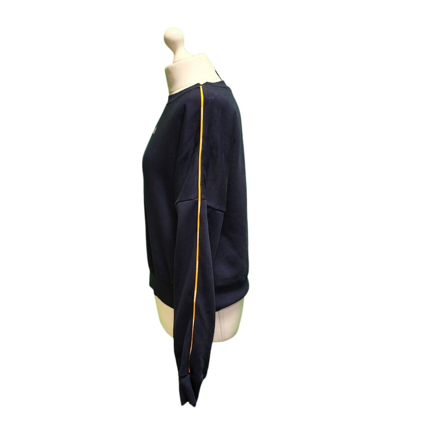 Reebok Navy Blue Long Sleeve Round Neck Sweatshirt uk Women's Medium H711