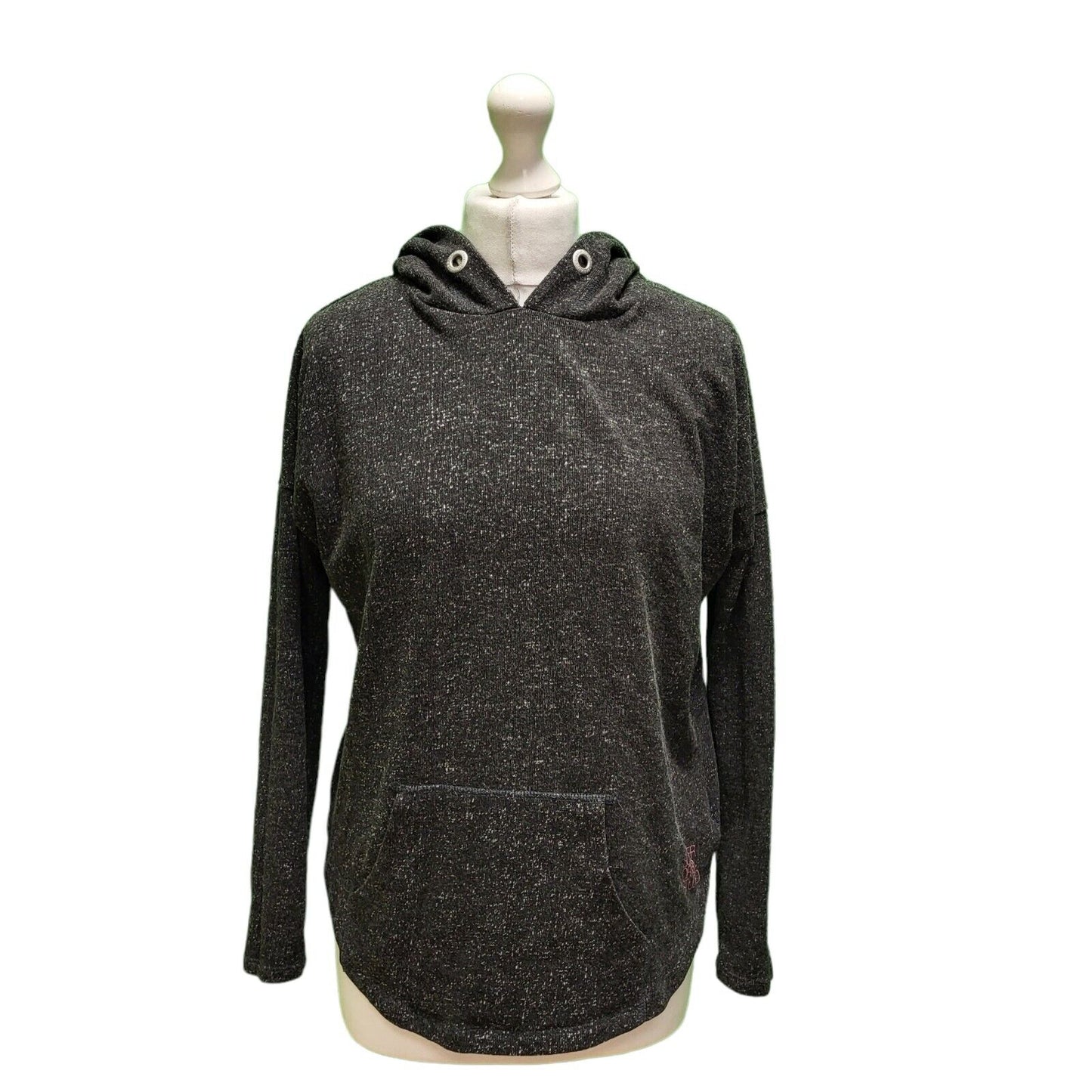 Superdry Charcoal Sweatshirt Hoodie Women's  uk xS eu 34 H340
