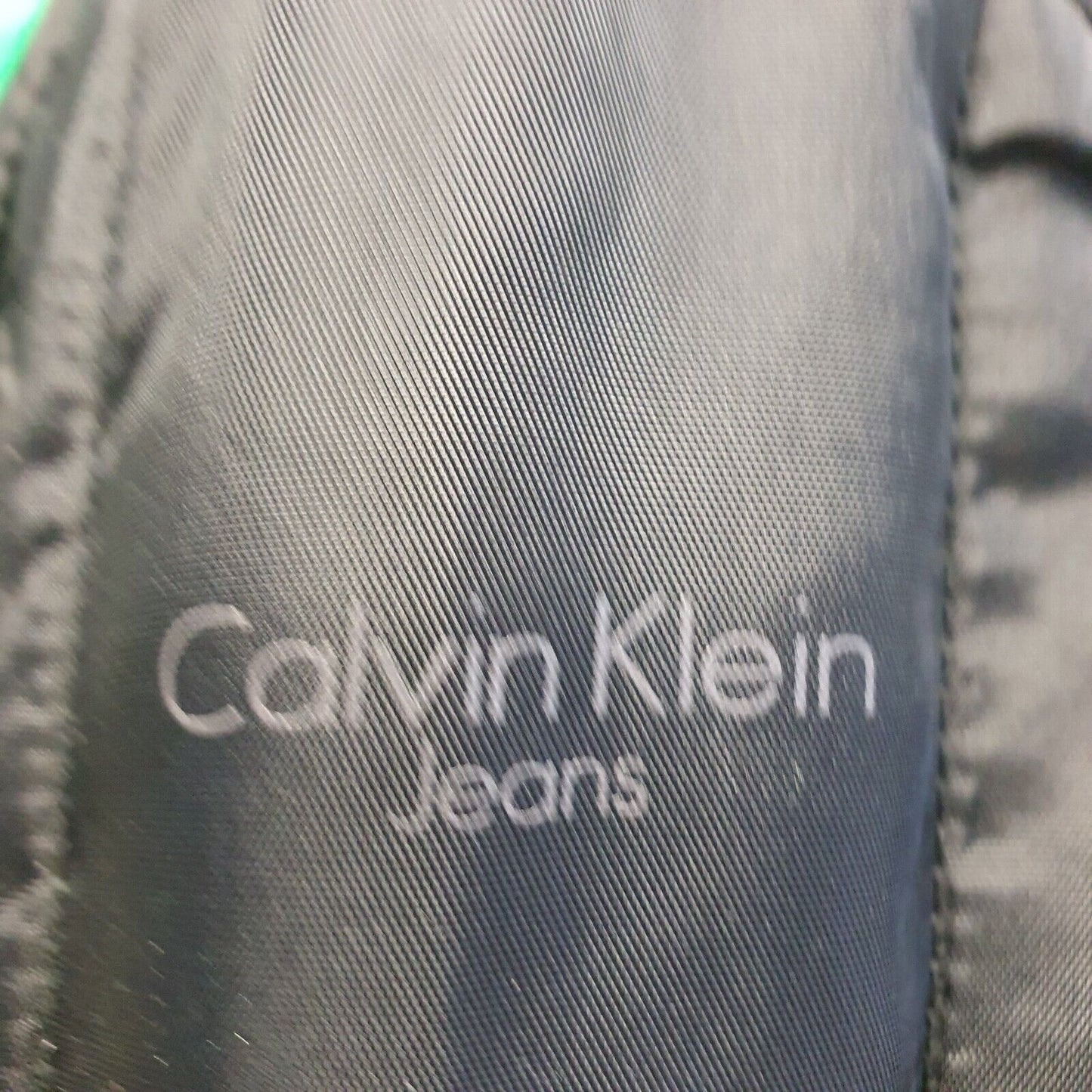 Calvin Klein Jeans Black Zipped Hooded Parka coat Women's xS 6 eu 34 G751