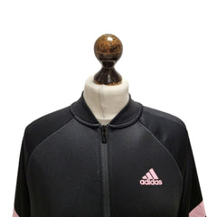 Adidas Tracksuit Black & ink Joggers & Track Jacket Girls Age 13-14 Years G403