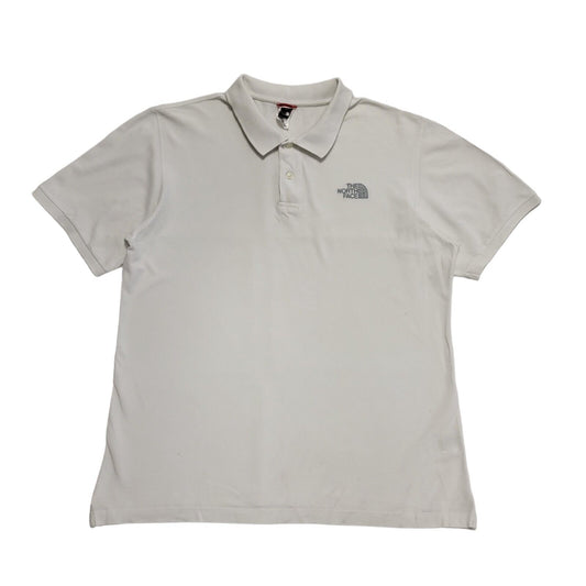 The North Face White Cotton Short Sleeve Polo T-Shirt Men's UK L EU 54 H367