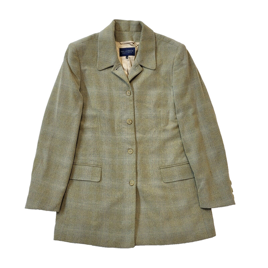 Paul Costelloe Green Button Collared Dressage Jacket Women's  uk 16  H78