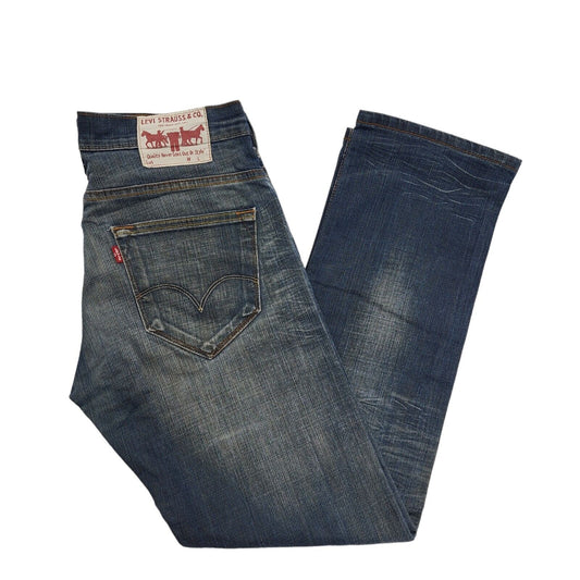 Levi's Faded Blue Straight Leg Zipper Fly Denim Jeans Men's UK S W31 L30 H520