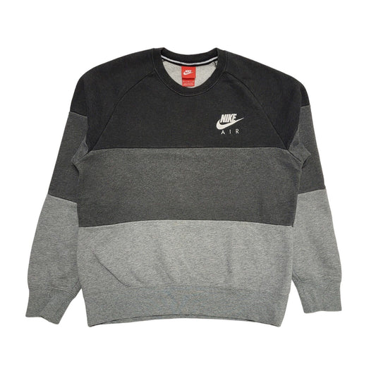 Nike Air Grey Long Sleeve Casual Sports Sweatshirt Men's uk Medium H686