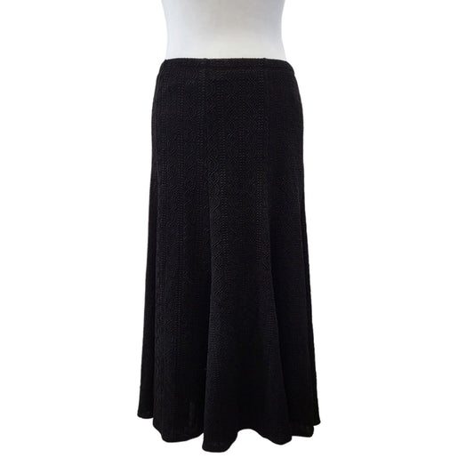 CC Black A-Line Skirt UK Women's M W28 BNWT G250
