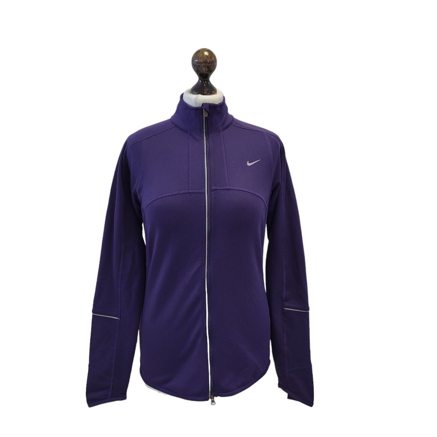 Nike Dri-fit Purple Tracksuit Track Women's Jacket Uk S 8 G944