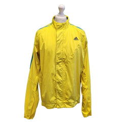 Adidas Yellow Blue Trim Zipped Sport Jacket Men's uk xL eu 56 H264