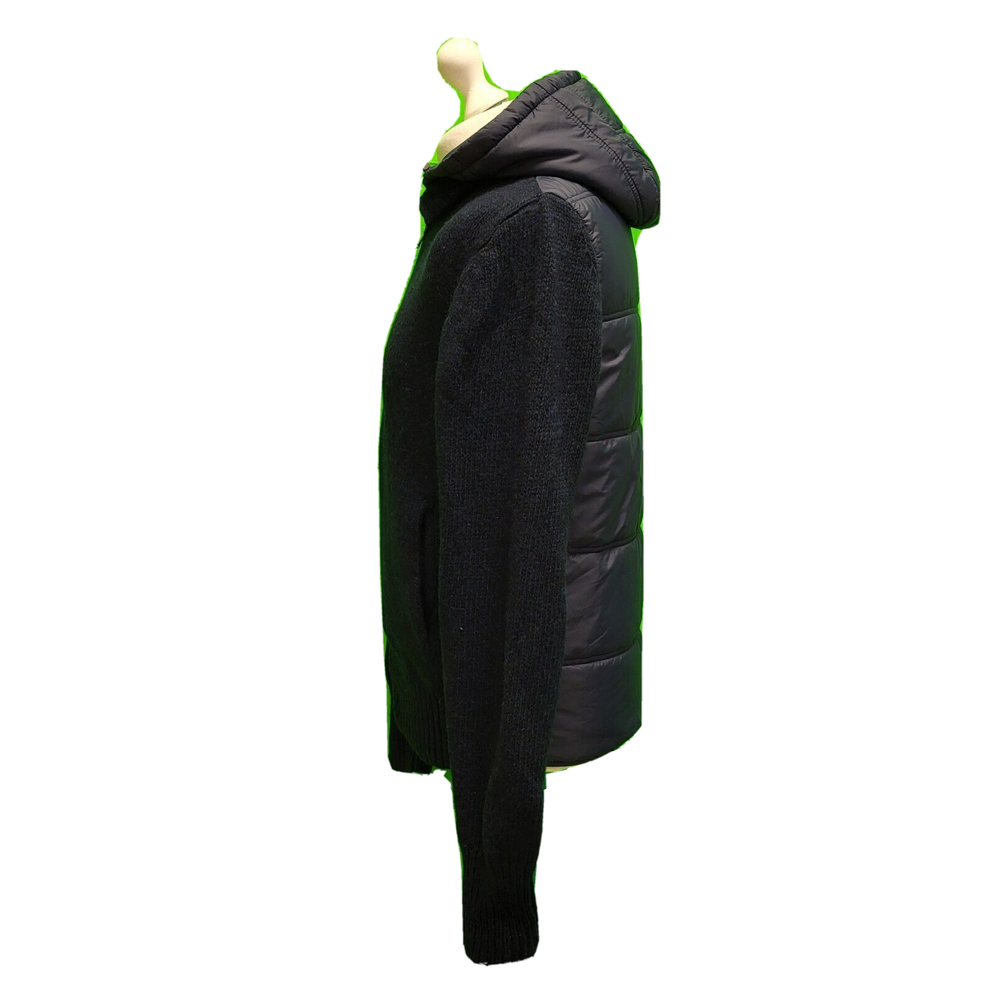 DNKY Navy Long Sleeve Hooded Padded Jacket UK Men's XL H731