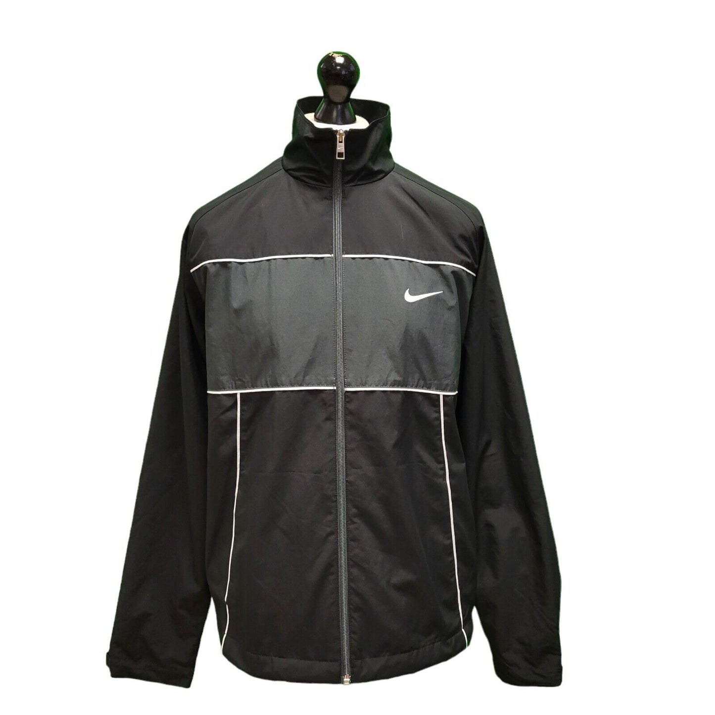 Nike Black Long Sleeve Sports Lightweight Jacket Men's UK M EU 50 H957