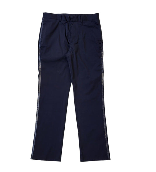 DKNY Dark Blue Straight Leg Trousers Uk Men's M W32 L30 Bnwt G198