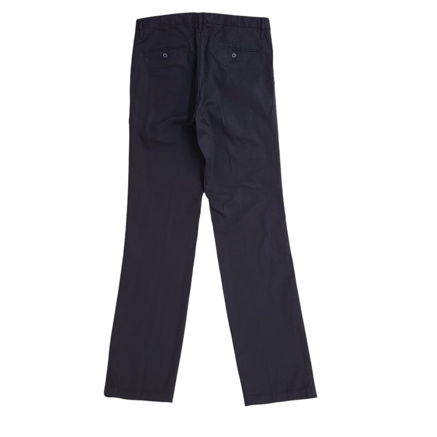 DKNY Navy Blue Straight Leg Dress Trousers Uk Men's Size M W32 L33 Bnwt EE277
