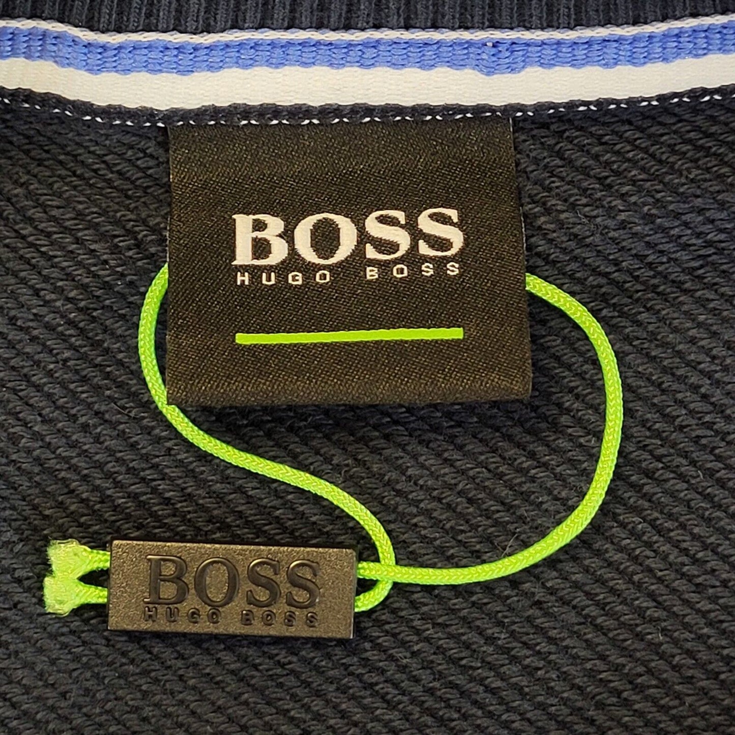Hugo Boss Sweatshirt Blue Long Sleeve Crew Neck UK S EU 48 G313