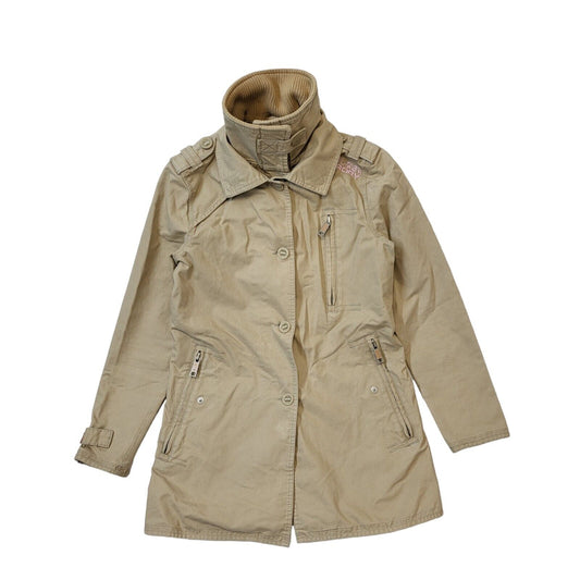Superdry Beige Jermyn Street Trench Coat UK Women's Medium G663