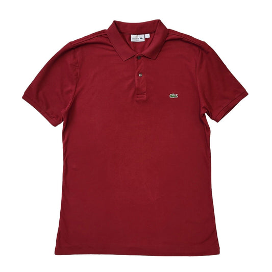 Lacoste Polo Top Red Short Sleeve Mens Size Uk 2XL G565
