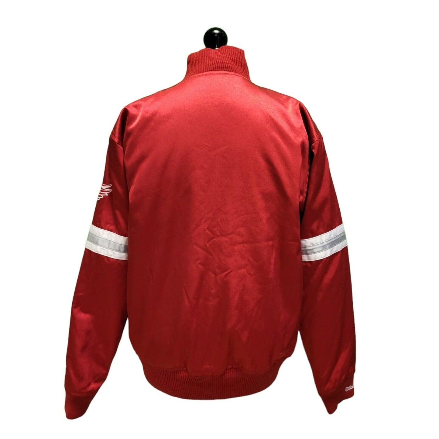 Mitchell & Ness Vintage Red Wings Snap Padded Hockey Men's Jacket UK M H915