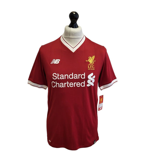 New Balance 125 Yrs 2017 Liverpool Red Home Football Shirt UK Men's S Bnwt F277