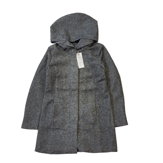 Only Grey Onlsedona Hooded Light Coat UK Women's Large Bnwt G687