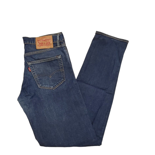 Levi's 508 Dark Blue Straight Slim Denim Jeans Men's S W30 L32 H206