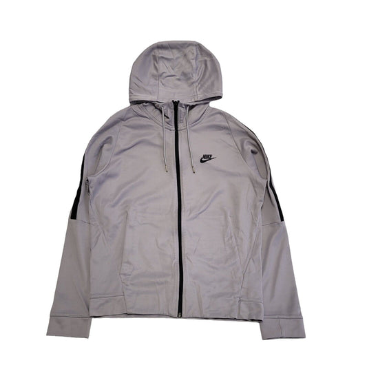 Nike Grey Zip Sports Tracksuit Hooded Top Jacket Men's  uk M eu 50 H266