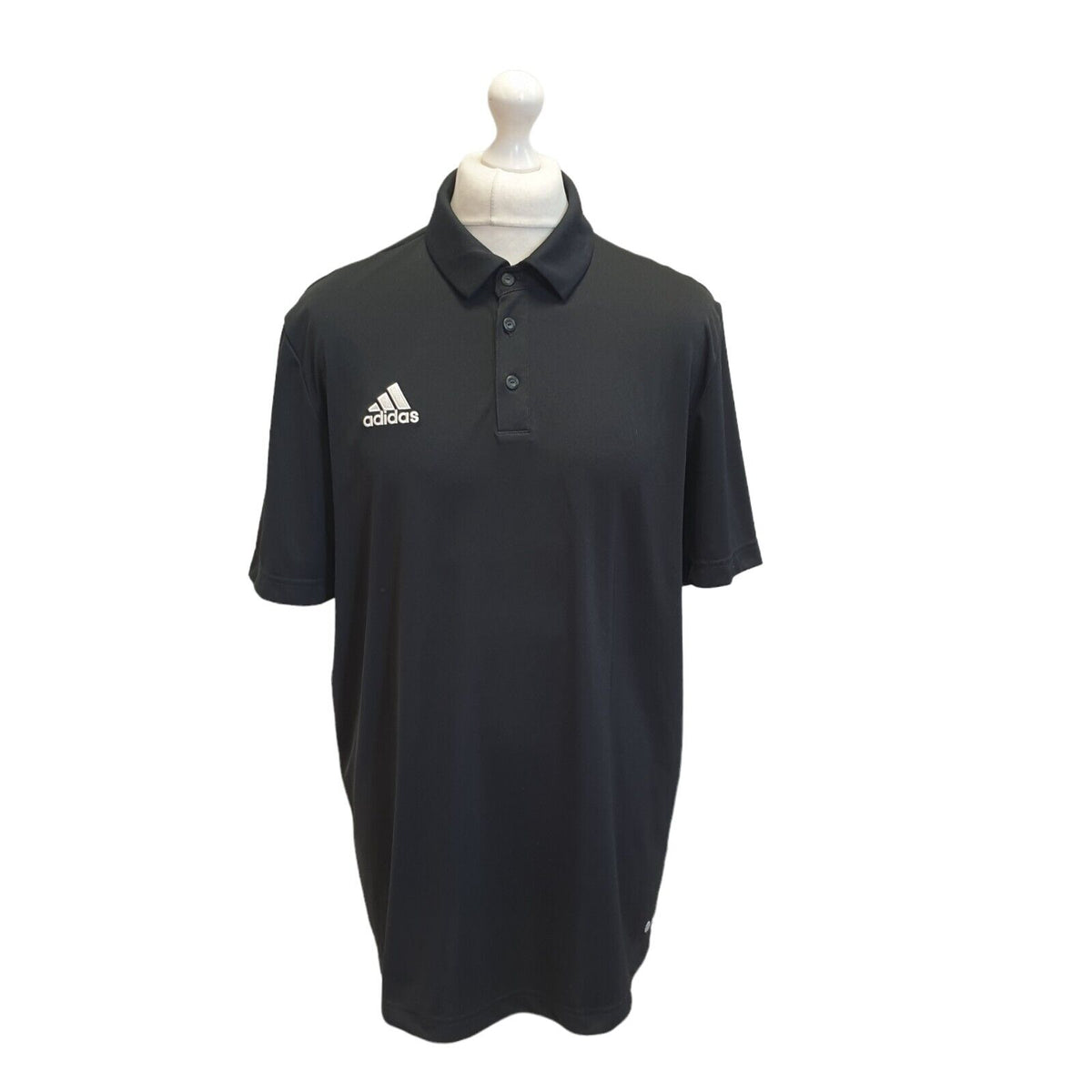 Adidas Black Short Sleeve Polo T-Shirt Uk Men's XL Eu 56 G63