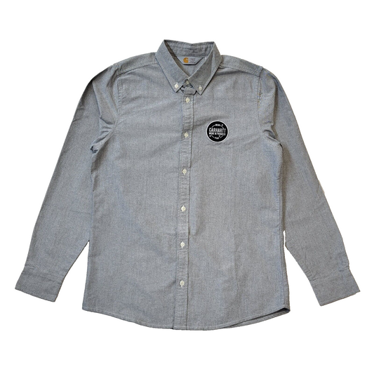 Carhartt Grey Rugged Outwear Work & Play Shirt Men's UK M Slim Fit H60