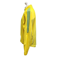 Adidas Yellow Blue Trim Zipped Sport Jacket Men's uk xL eu 56 H264