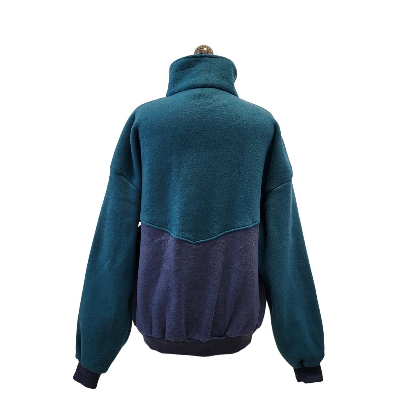 Regatta Fleece Jacket Green Blue High Neck Mens XL EU 56 G360