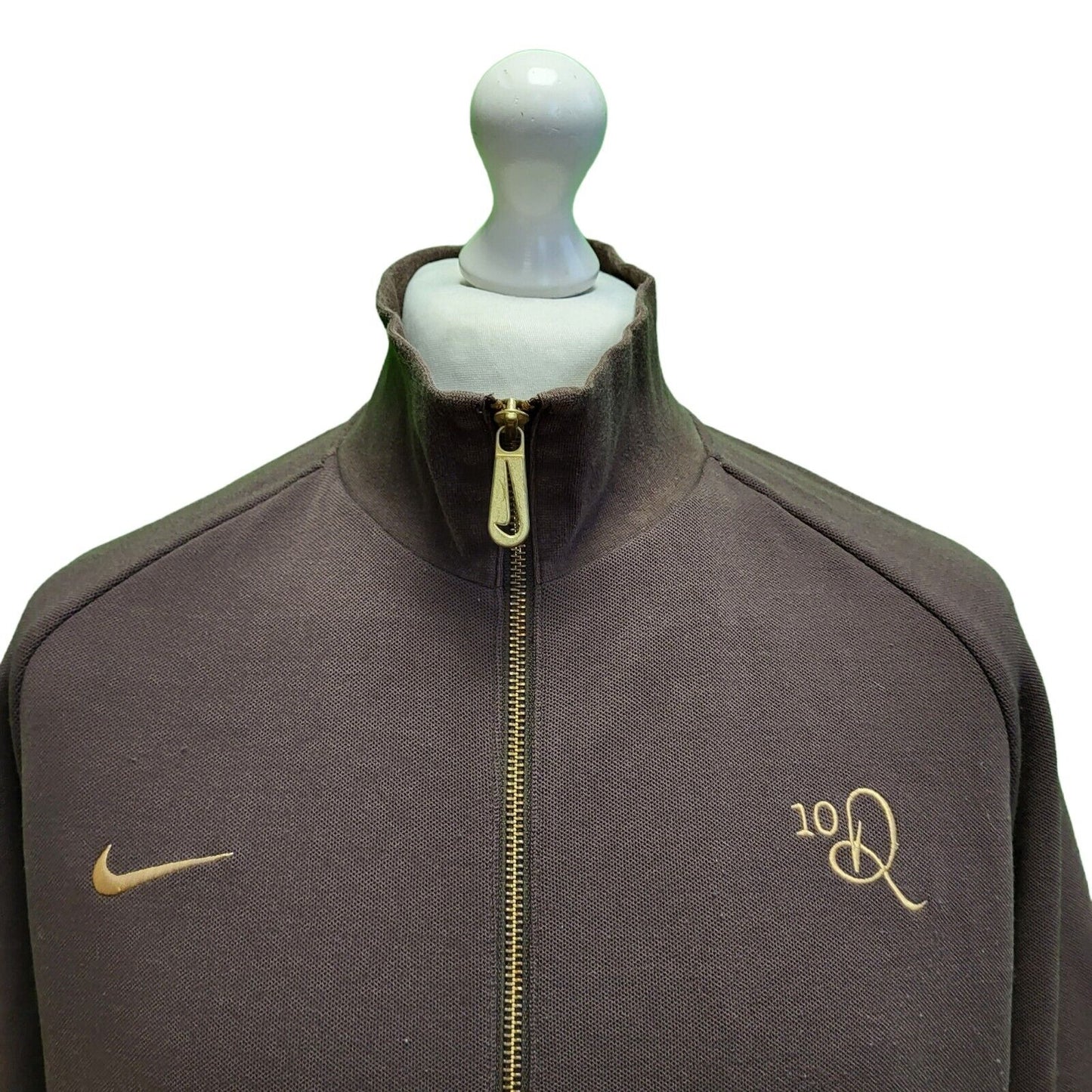 Nike Brown Long Sleeve Sports Track Jacket Top Men's UK M EU 50 H677