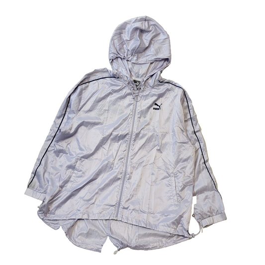 Puma Lightweight Hooded Windbreaker Hooded Track Jacket Women's UK 24 H61