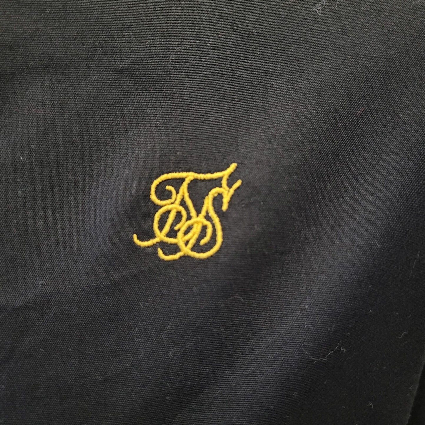 Siksilk Black Long Sleeve Extra Slim Shirt Uk Men's Extra Large G579