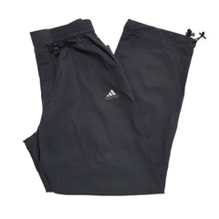 Adidas Black Elasticated Straight Leg Sports Trousers Men's uk L W34 L32 H539