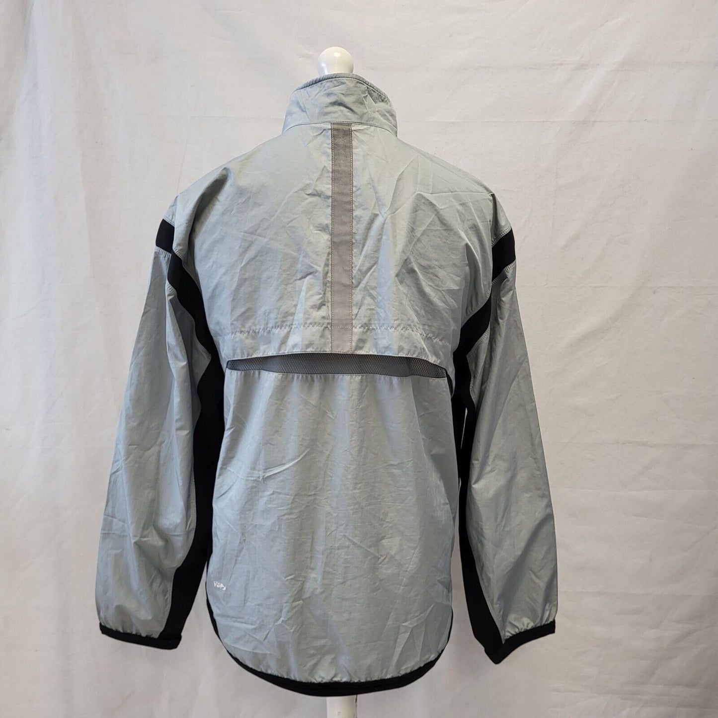 Nike Grey Black Zipped Sport Jacket Men's uk L eu 54 H283