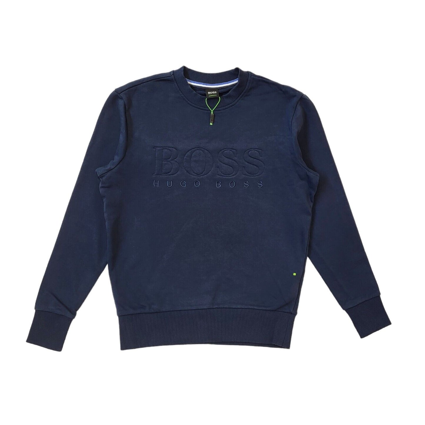Hugo Boss Sweatshirt Blue Long Sleeve Crew Neck UK S EU 48 G313