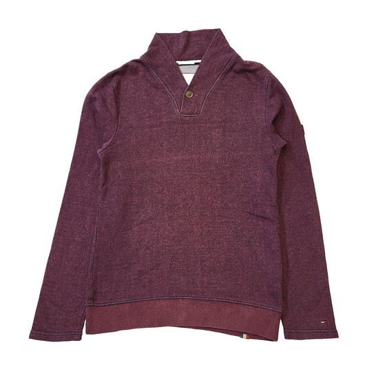 Hilfiger Denim Purple Long Sleeve Casual Sweatshirt Men's Uk M H281