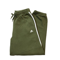 Adidas Green Tapered Tracksuit Bottoms Uk Women's L (16-18) W30 L29 G425