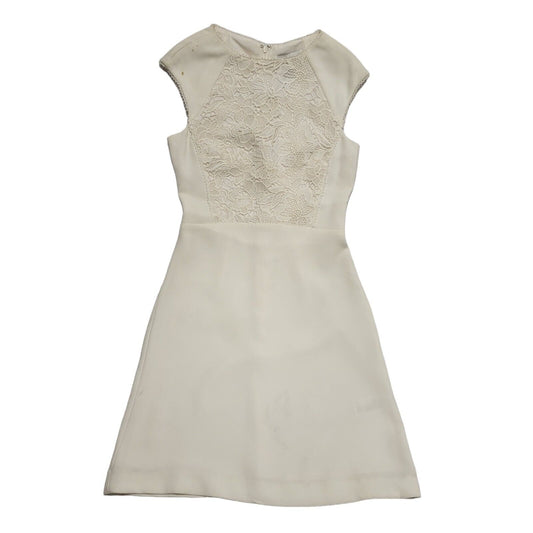 Reiss Talithia Lace Top White A-Line Formal Dress UK Women's 6 Bnwt H754