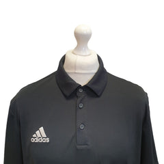 Adidas Black Short Sleeve Polo T-Shirt Uk Men's XL Eu 56 G63