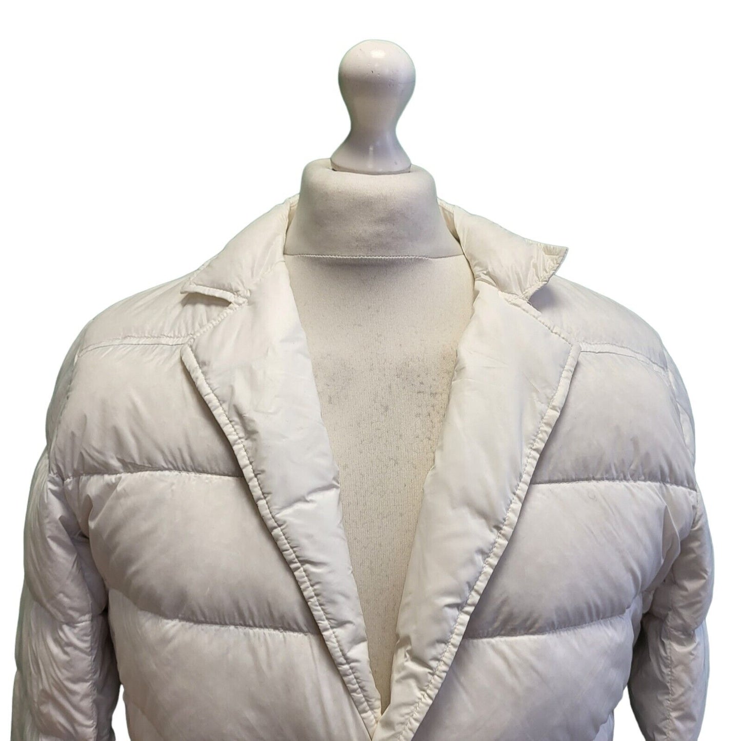Bosideng Polar Sense White Snap Fasten Jacket Men's uk M eu 50 BNWT H73
