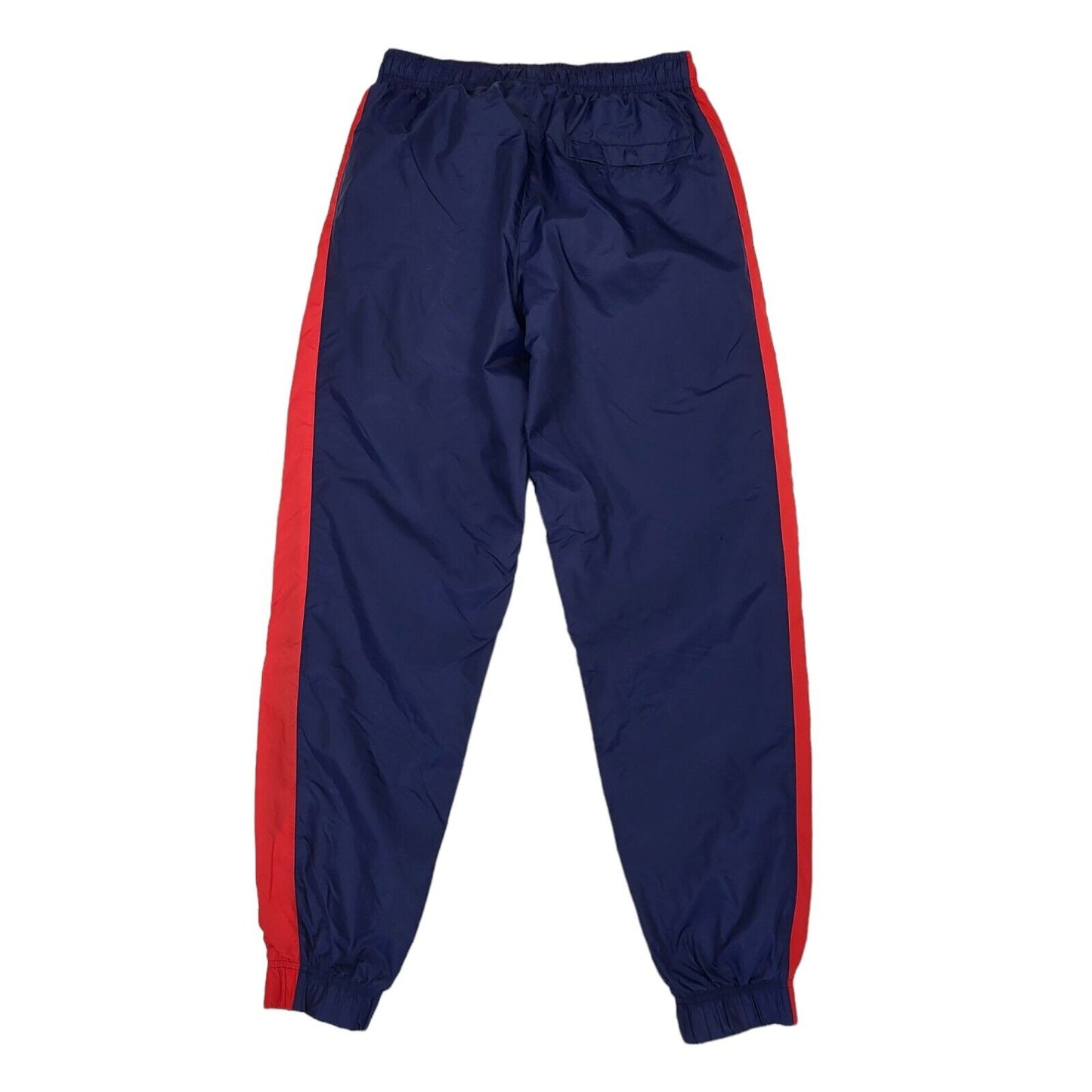 Nike Blue Red Tapered Jogger Tracksuit Bottoms Uk Men's S W30 L30 G535