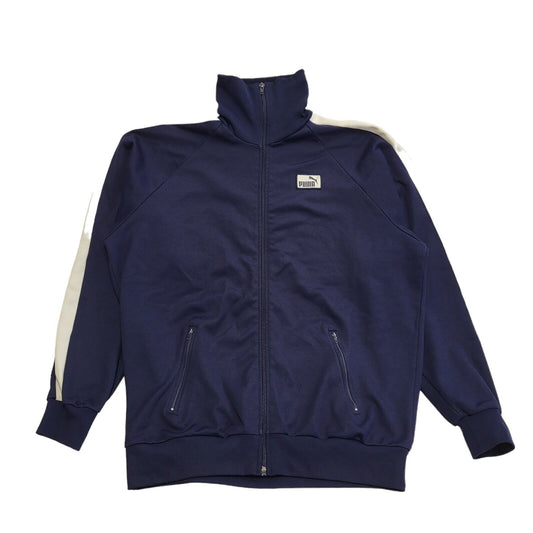 Puma Navy White Zip Sports Tracksuit Top Jacket Men's uk XL eu 56 H207