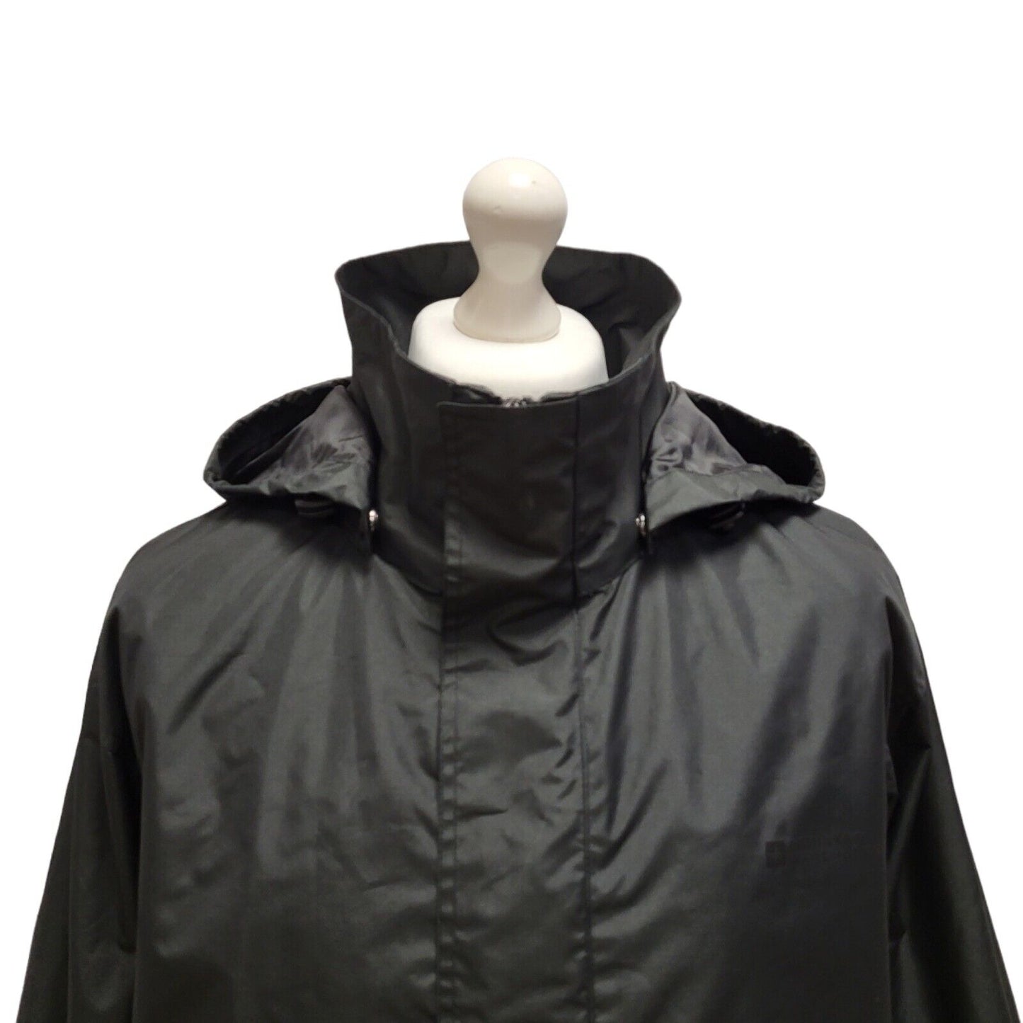 Mountain Warehouse Black Zipped Lightweight Hooded Jacket Uk Men's L BB300
