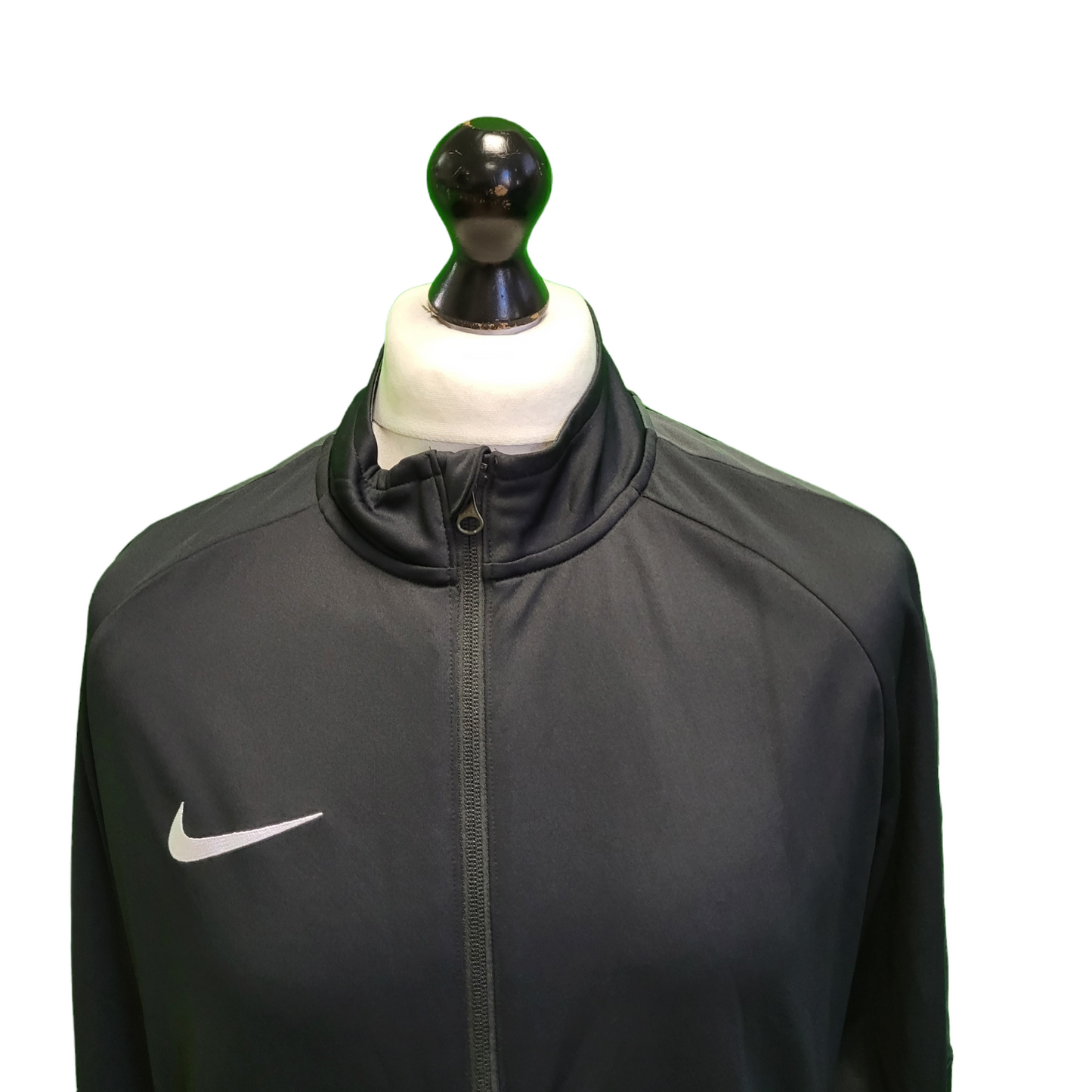 Nike Dri-Fit Black Long Sleeve Sports Tracksuit Top Men's UK L EU 54 H977