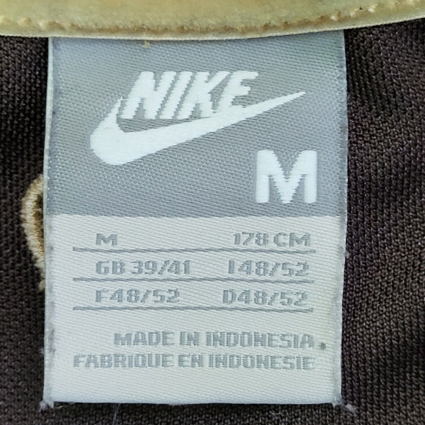 Nike Brown Long Sleeve Sports Track Jacket Top Men's UK M EU 50 H677