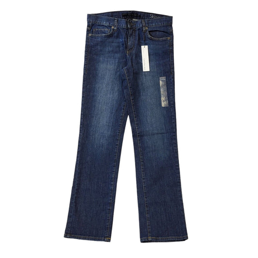 Calvin Klein Dark Blue Straight Denim Jeans UK Women's 10 BNWT W29 L31 G430